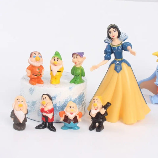 Bakewareind Snowhite & Seven Dwarfs Toys Cake Topper - Bakeware India