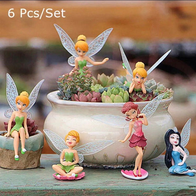 Bakewareind Tinker bell Fairy Toy Cake Topper Set - Bakewareindia