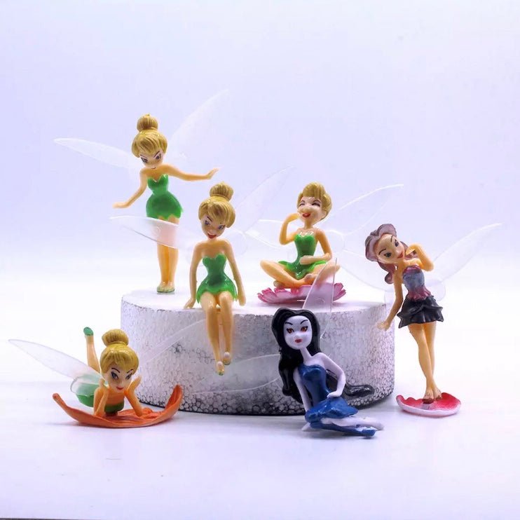 Bakewareind Tinker bell Fairy Toy Cake Topper Set - Bakewareindia