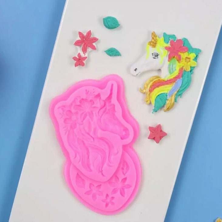 Bakewareind Unicorn Fondant Silicone Mould - Bakewareindia