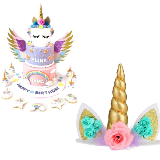 Bakewareind Unicorn Topper For Cake Cupcake Decorating - Bakewareindia