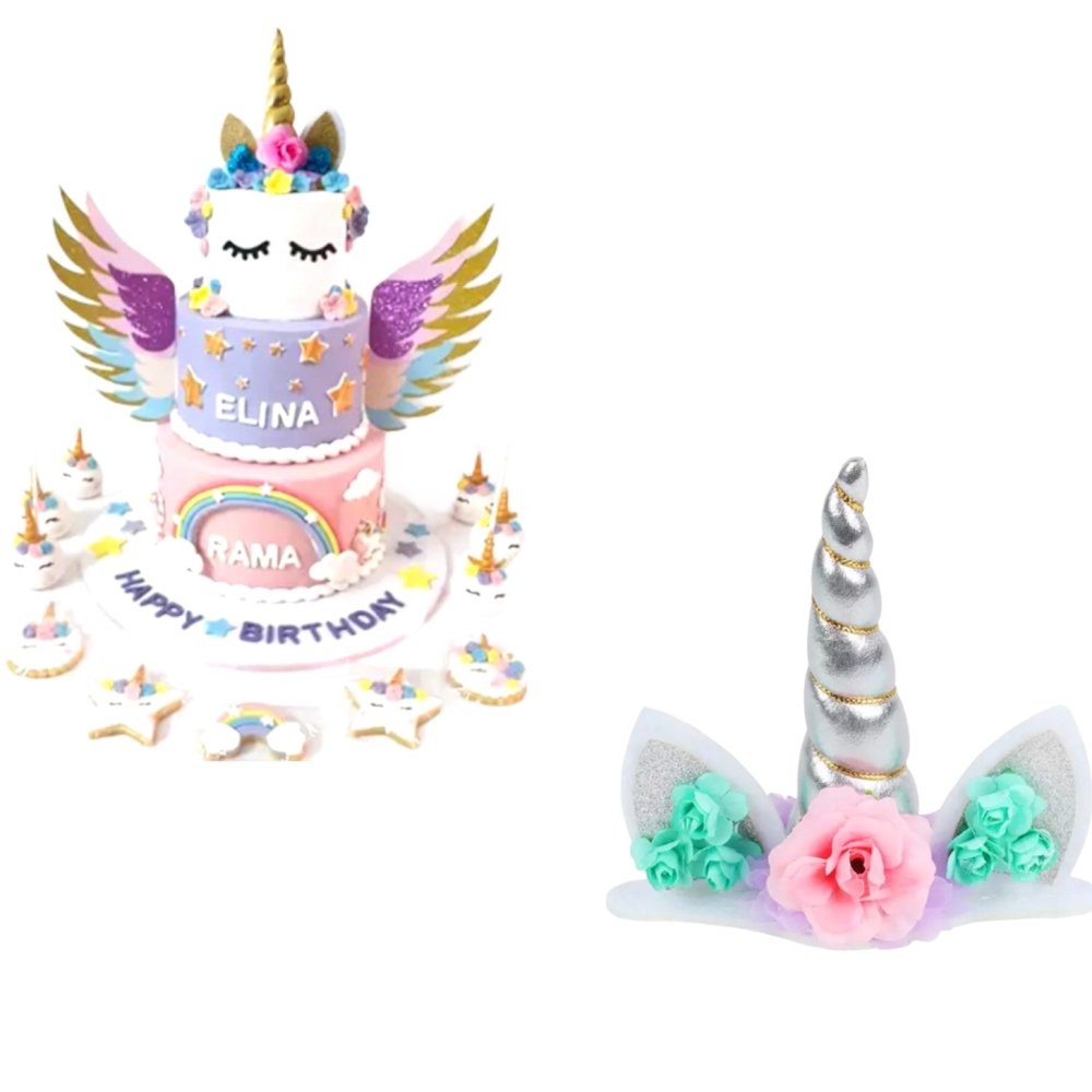 Bakewareind Unicorn Topper For Cake Cupcake Decorating - Bakewareindia