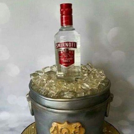 Bakewareind Vodka Bottle Cake Topper - Bakewareindia
