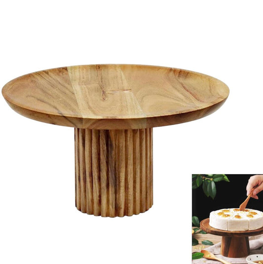 Bakewareind Wooden Cake Stand - Bakewareindia