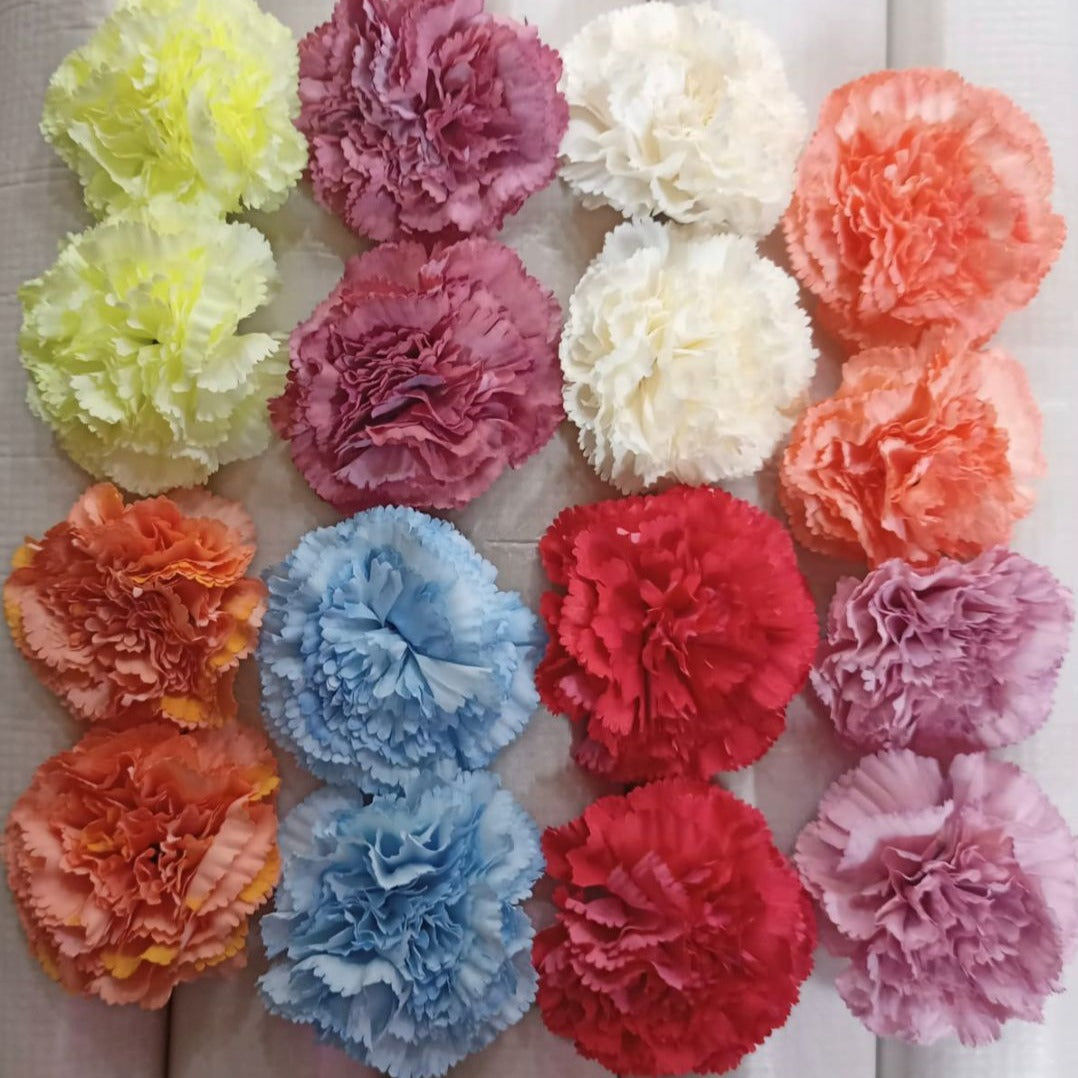 Bakewareindia Carnation Artificial Flower 7cm,10pcs - Bakewareindia