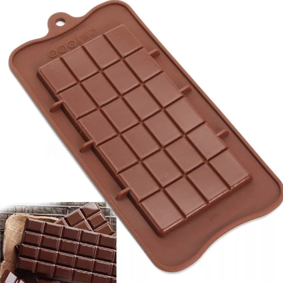 Big bar chocolate silicone mould - Bakewareindia