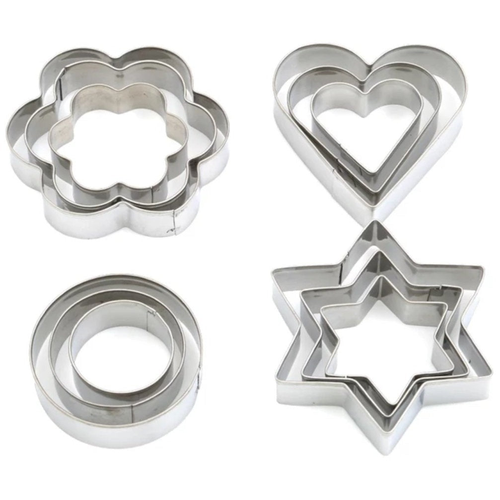 Cookie cutter Assorted 4different shapes - Bakewareindia