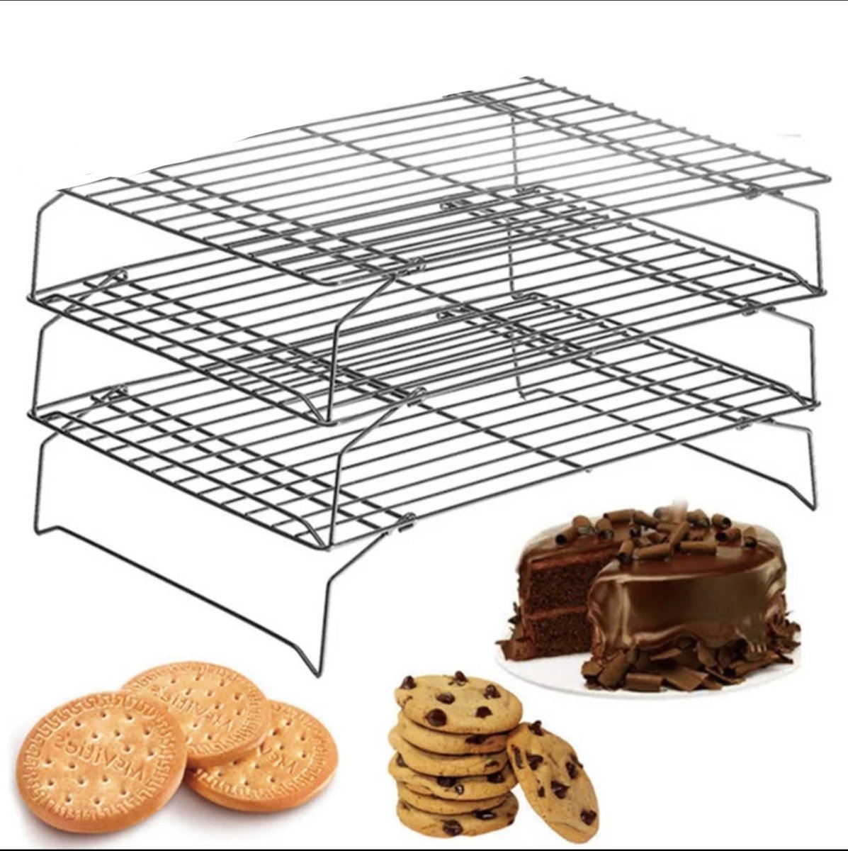 Bakewareind Cooling racks 3pcs set – Bakeware India