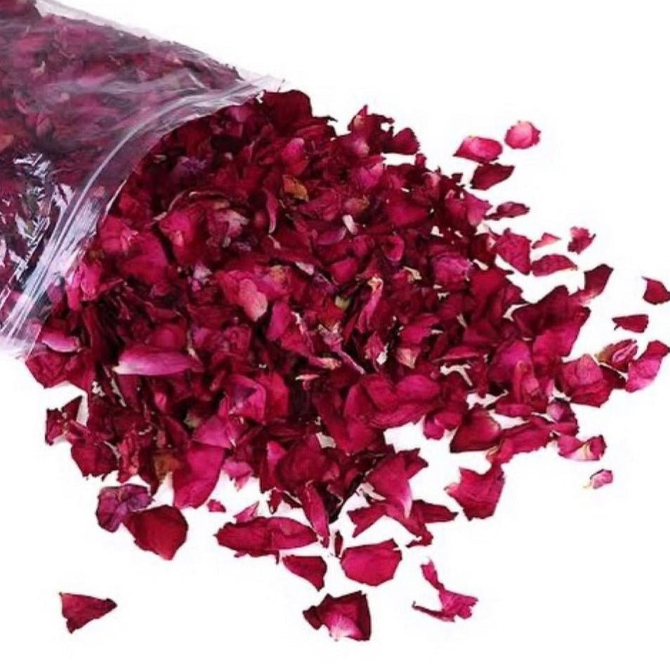 German Dried Rose Petals ,100gram - Bakewareindia