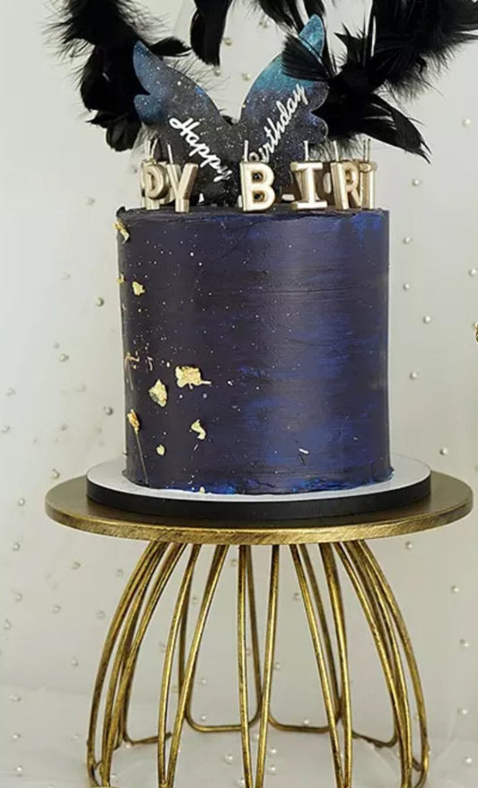 Golden Metallic Cake stand - Bakewareindia