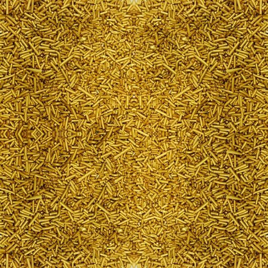 Golden Vermicelli Edible Sprinkles Veg,100gram - Bakewareindia