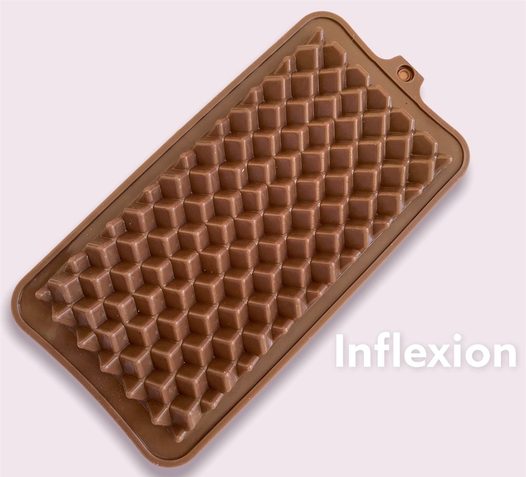 Inflexion Bar Chocolate Silicone Mould - Bakewareindia