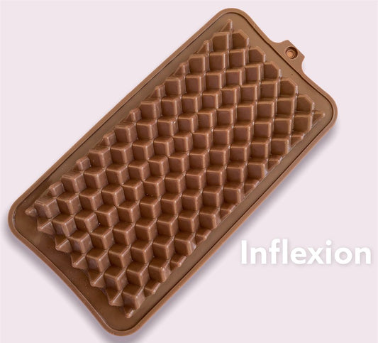 Inflexion Bar Chocolate Silicone Mould - Bakewareindia