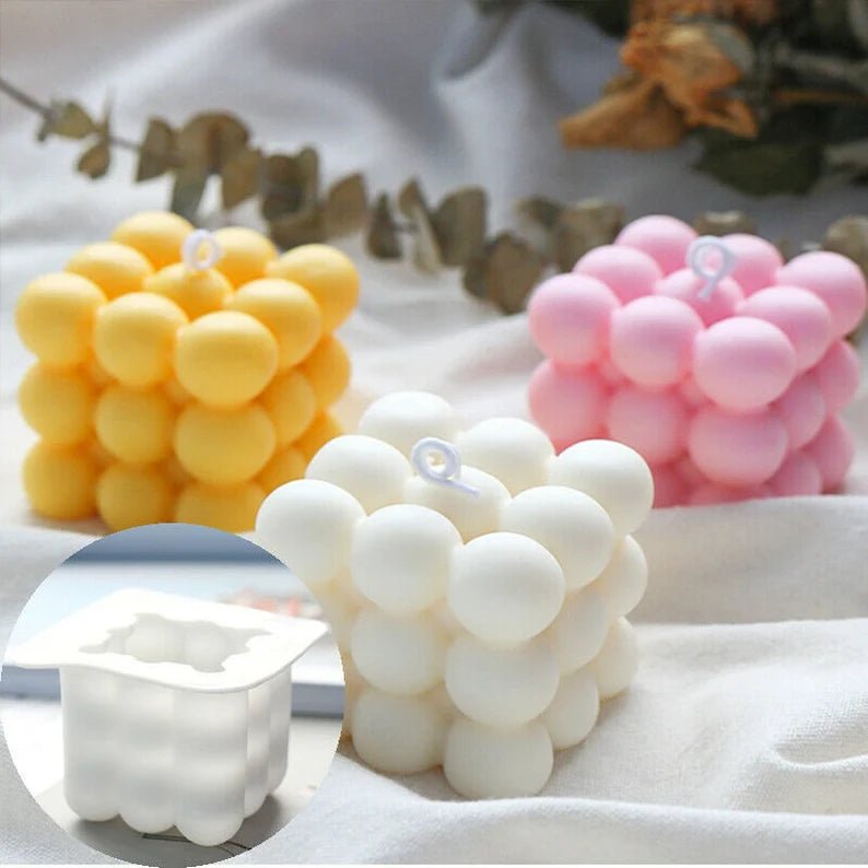 Lyba 3D Bubble Candle Silicone Mould , Single cavity - Bakewareindia