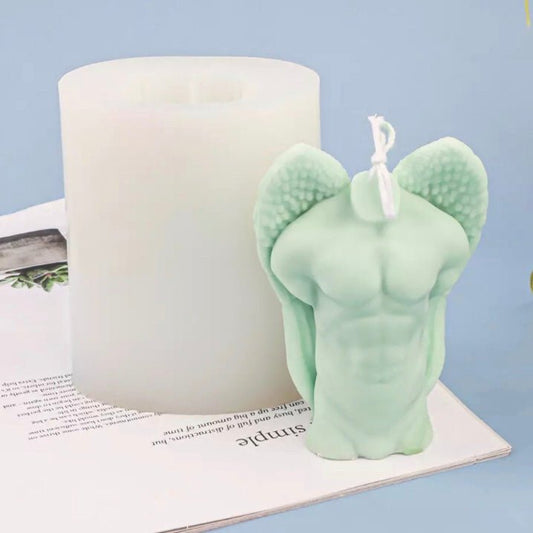 LYBA Mould 3D Male Angle Body Candle Silicone Mould - Bakewareindia