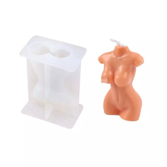 Lyba Moulds 3D Female Body Candle Silicone Mould - Bakewareindia