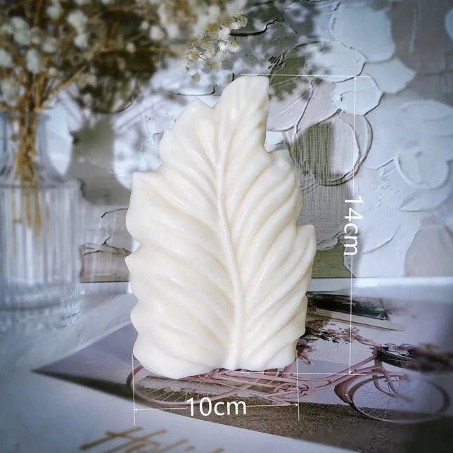 Lyba Moulds 3D Seaweed Palm Leaf Large Candle Silicone Mould - Bakewareindia