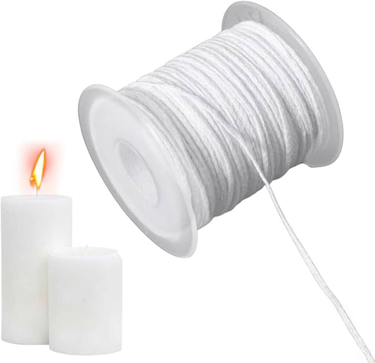 Lyba moulds Imported Noncoated Cotton Wick Roll ,61meter - Bakewareindia