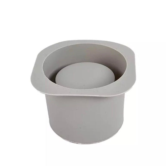 Lyba Moulds Round Jar Pot Concrete Candle Resin Silicone Mould - Bakewareindia