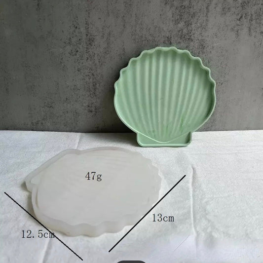 Lyba Moulds Sea Shell Box Tray Dish Resin Silicone Mould - Bakewareindia