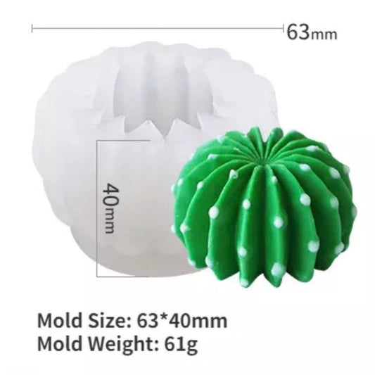 Lyba Moulds Succulent Flower Cactus Plant Candle Silicone Mould - Bakewareindia