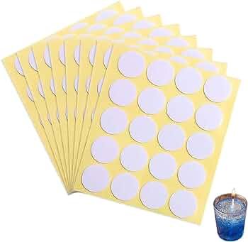 Lyba Moulds Wick Sticker ,50Pack - Bakewareindia