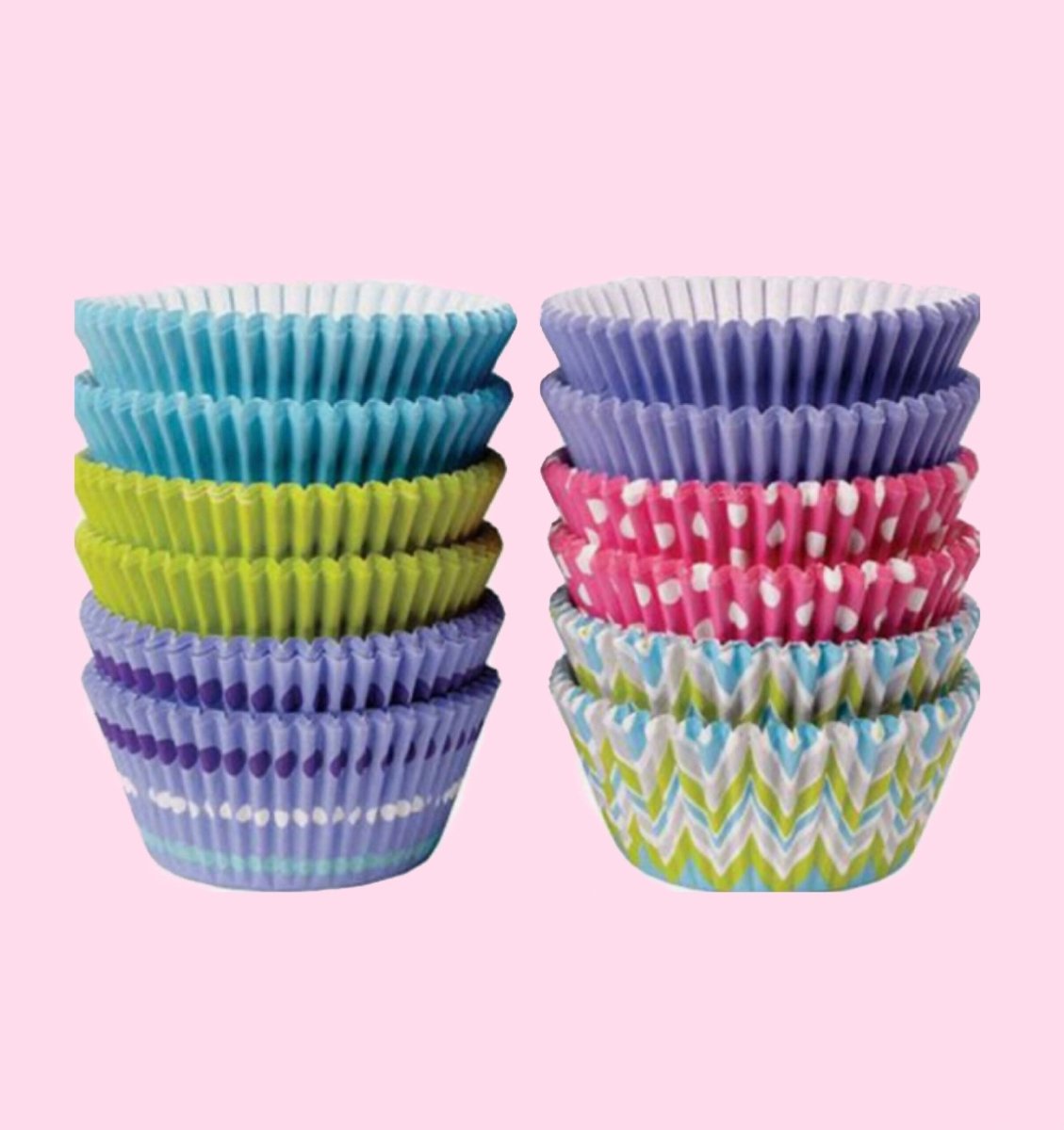 Multi Assorted Muffin Liners 200pc pack - Bakewareindia