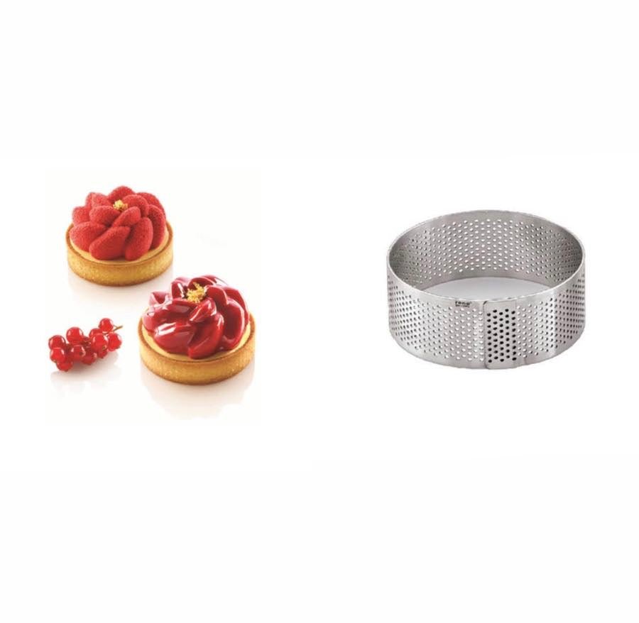 Perforated Round Tart Ring 6inch - Bakewareindia