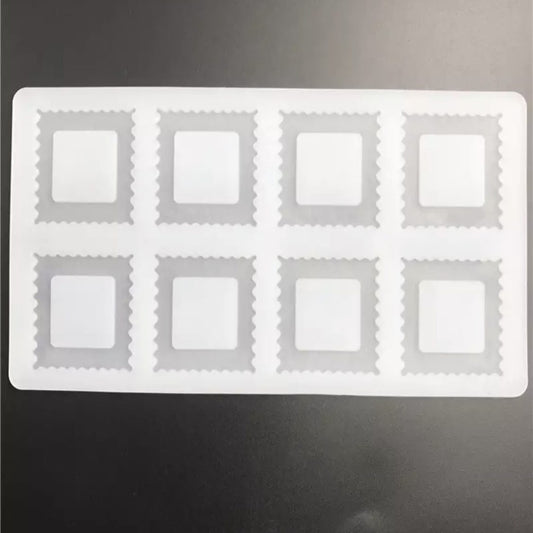 Square garnish Chocolate silicone mould - Bakewareindia